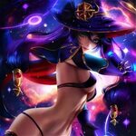 Mona Genshin Impact / 18+ X-ray NSFW - живые обои игры СКАЧА